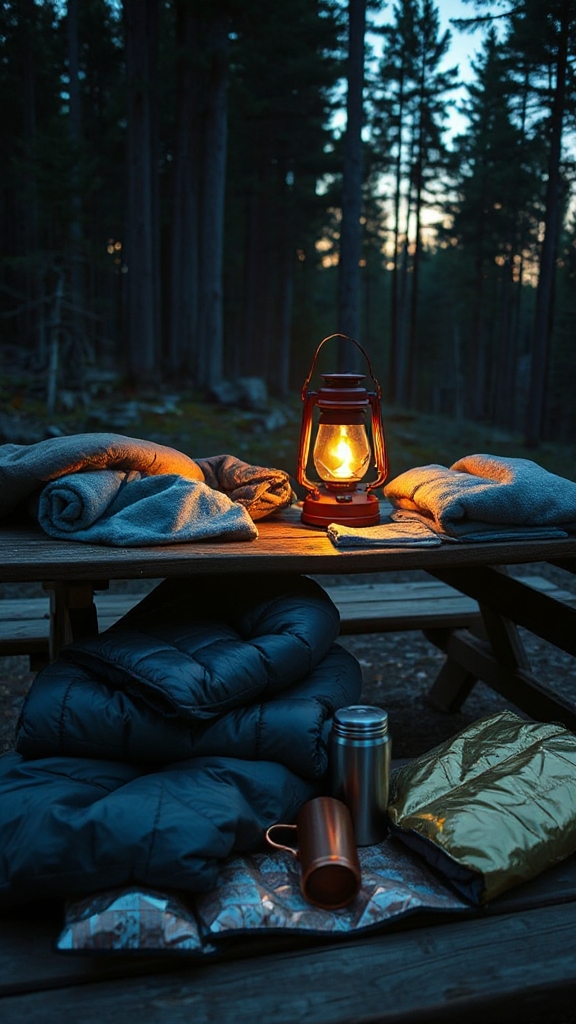 nighttime camping temperature management