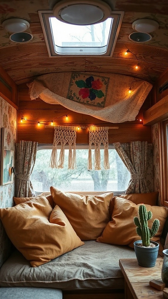 nostalgic camper interior decor