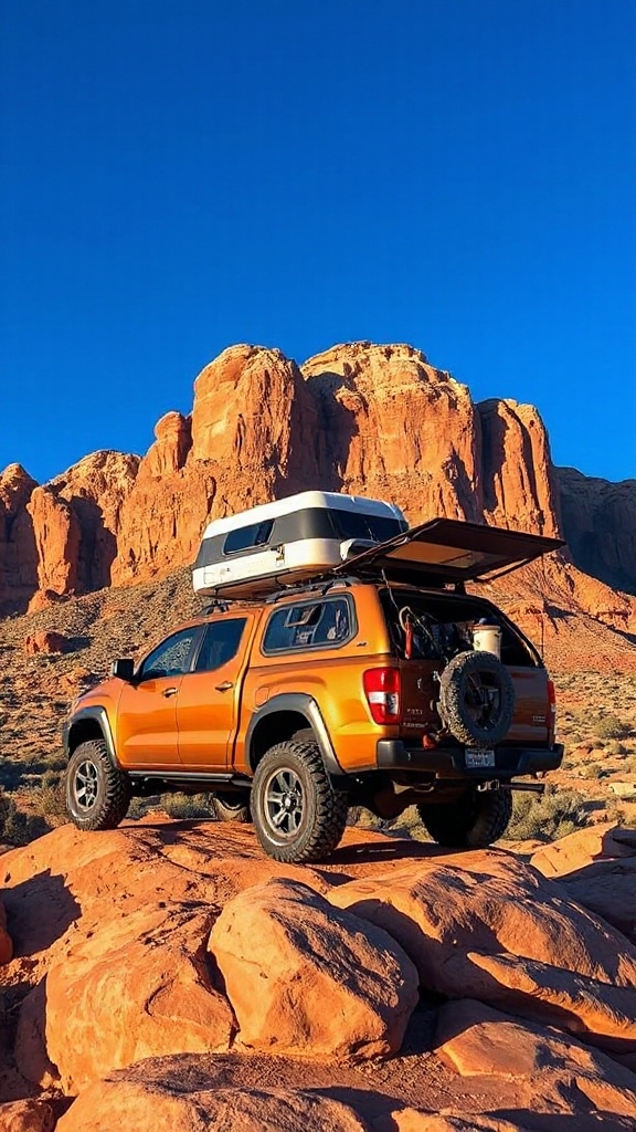 off grid truck camper modifications