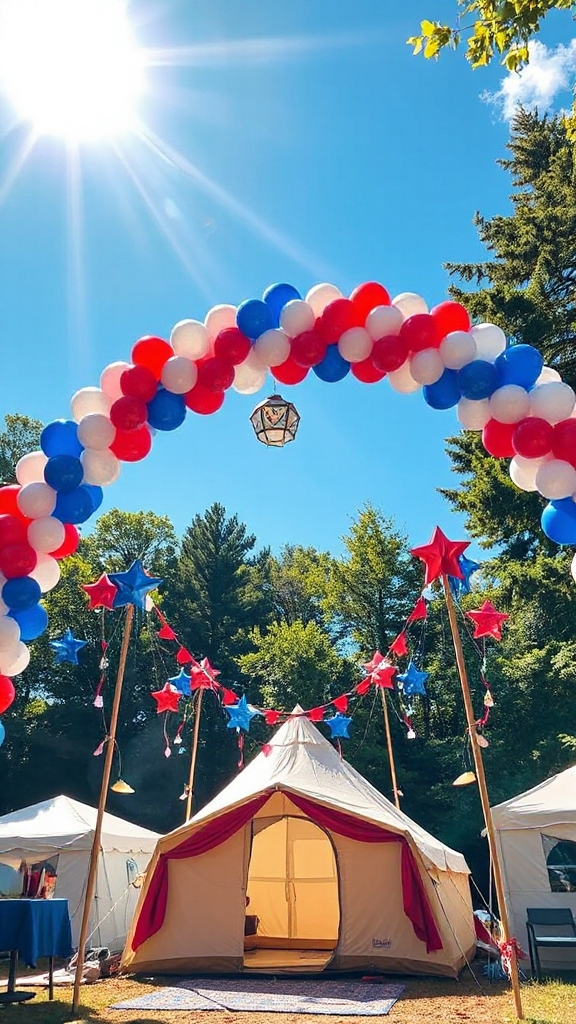 patriotic balloon decorations ideas