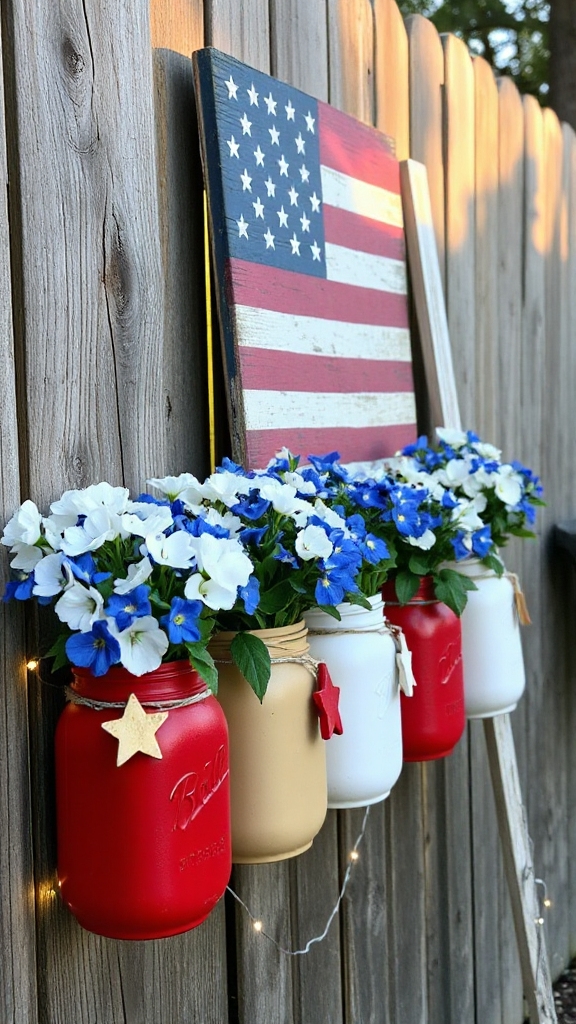 patriotic outdoor celebration decor