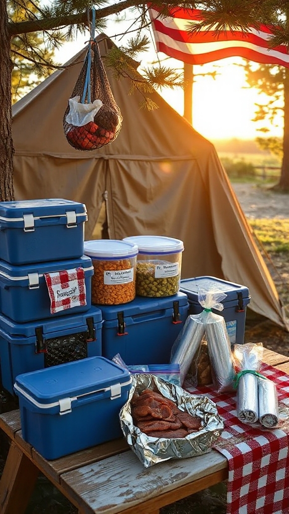 safe camping food storage