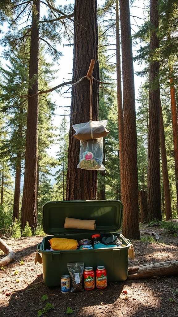 safe food hanging techniques