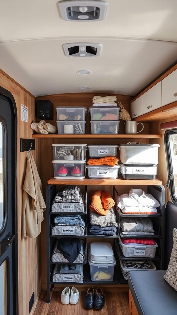 smart storage solutions camper