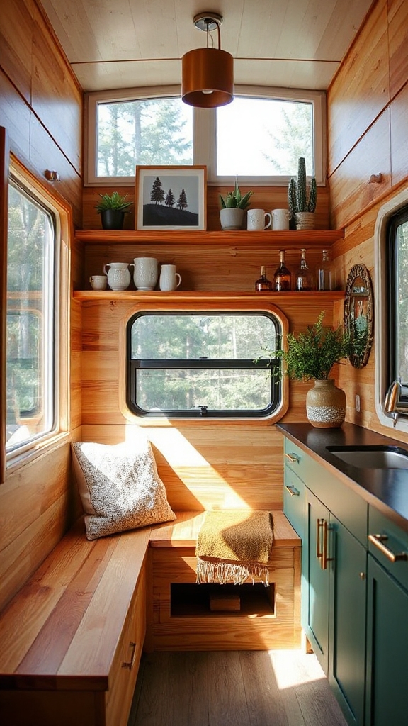 smart sustainable camper features