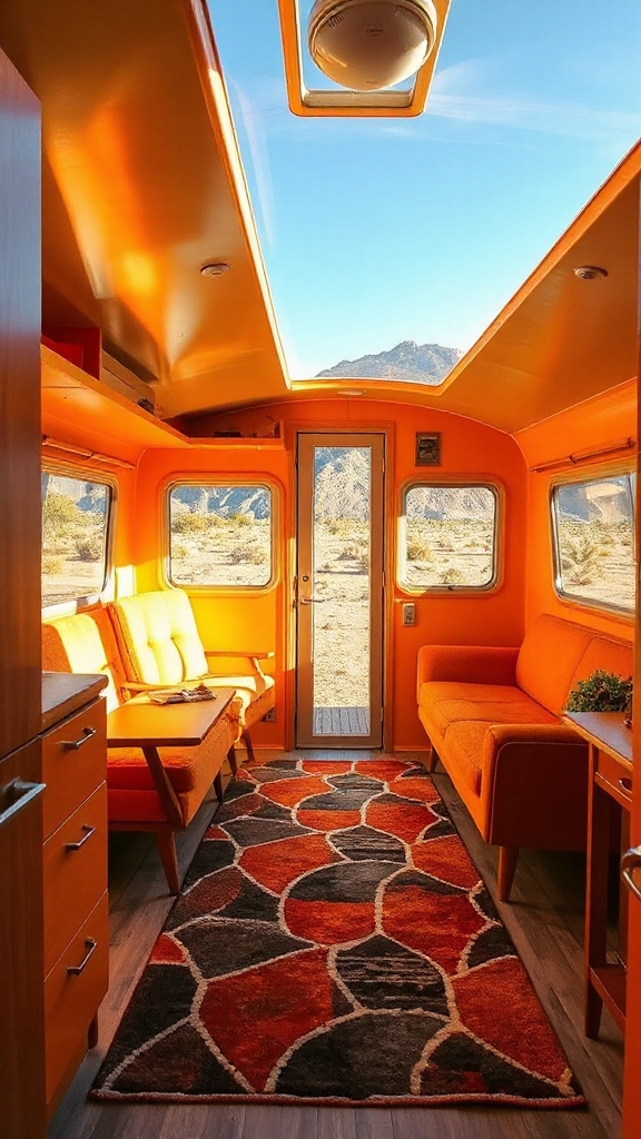 sunburst orange teak oasis