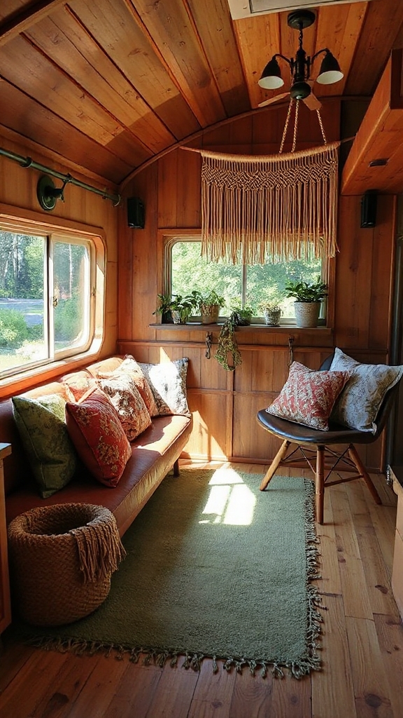 sustainable camper interior materials