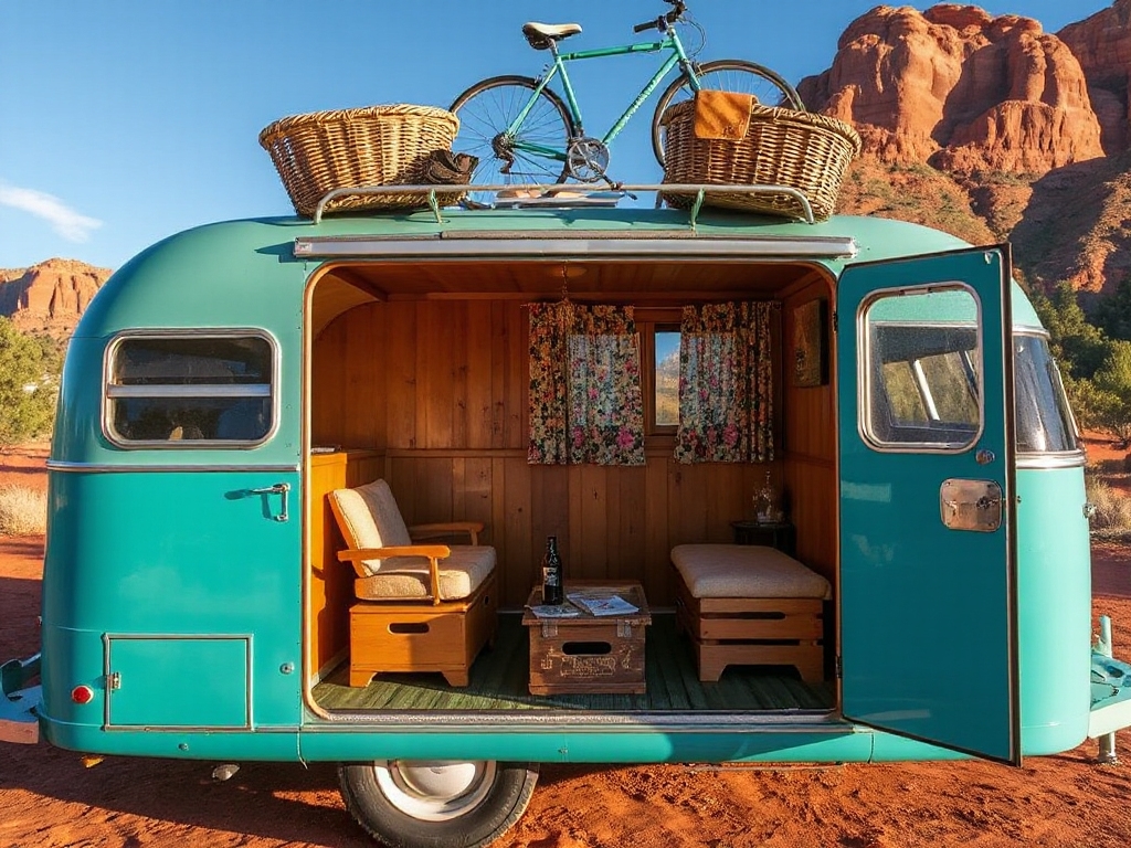 10 Must-Try Camper Storage Ideas for Vintage Trailers in Sedona, Arizona