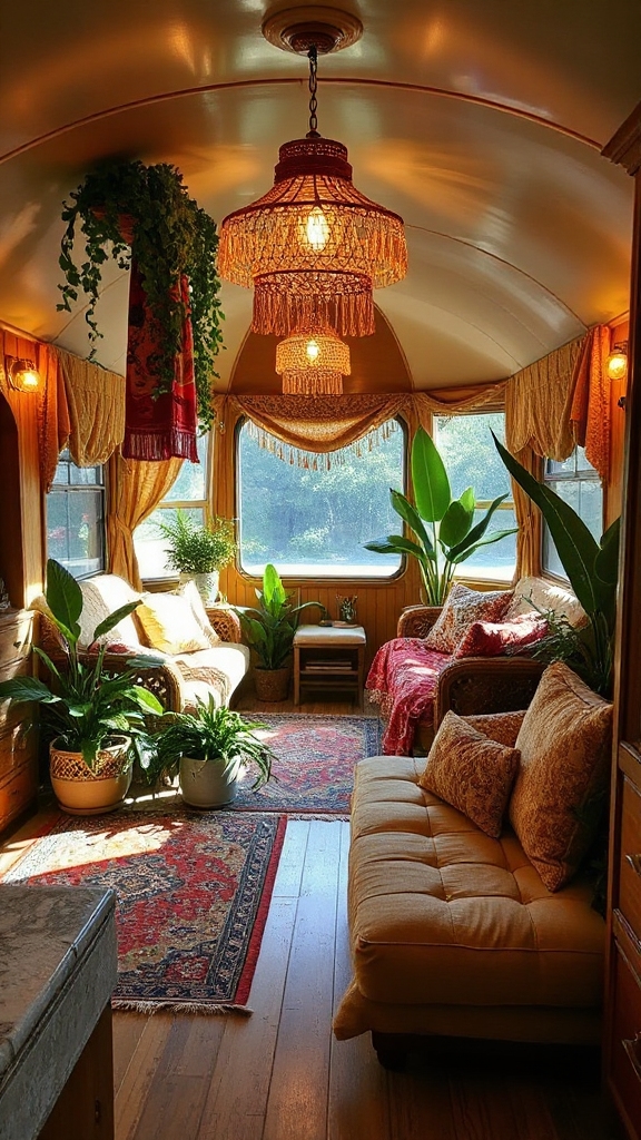 volcanic inspired rv lighting