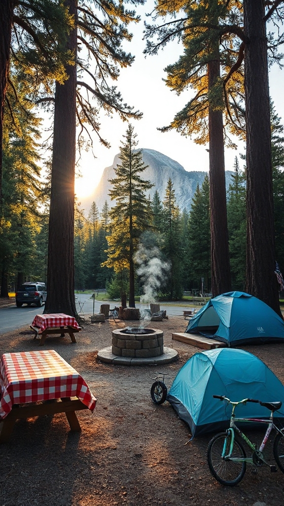 yosemite camping july fourth