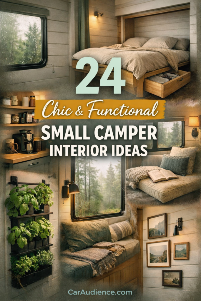 24 Chic & Functional Small Camper Interior Ideas From Washington State
