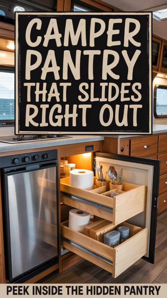 Hidden Pull-Out Pantry Solutions