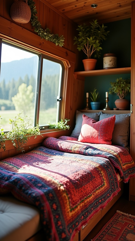 bohemian custom murphy bed