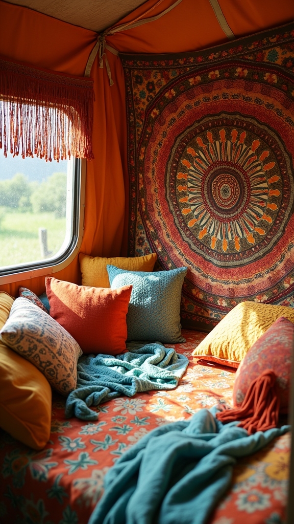 bohemian patterns and colors