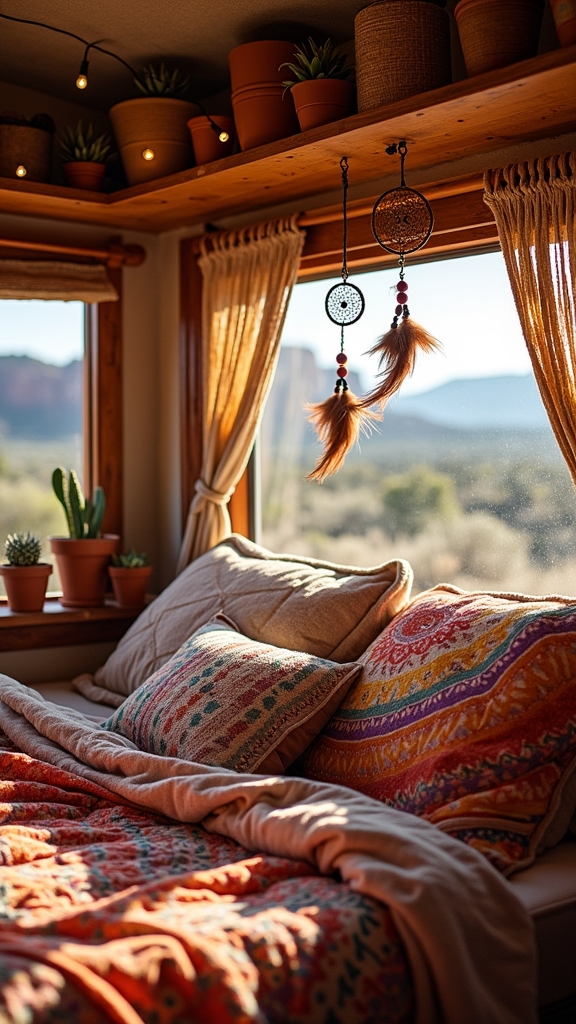 boho camper sleep sanctuary