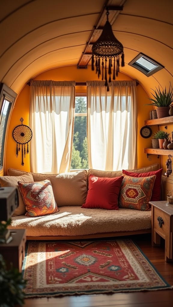 boho charm small space organization