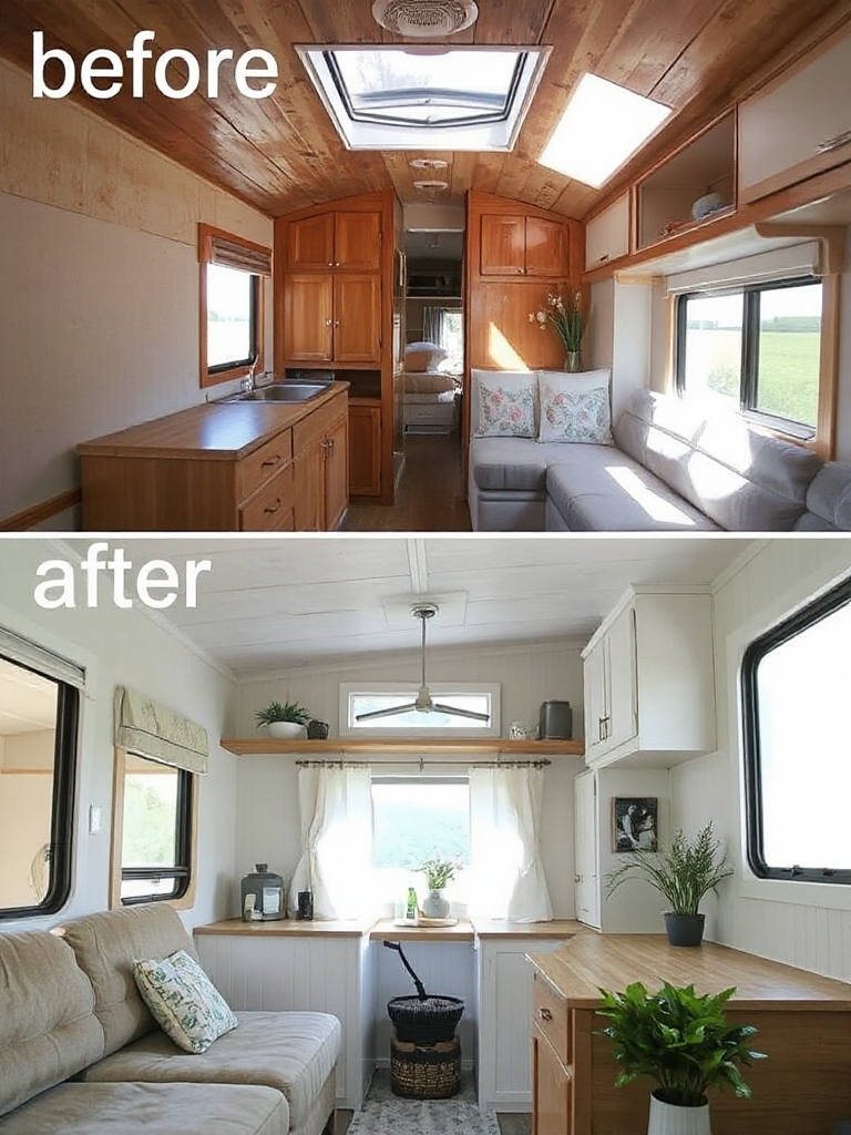 budget friendly camper transformation