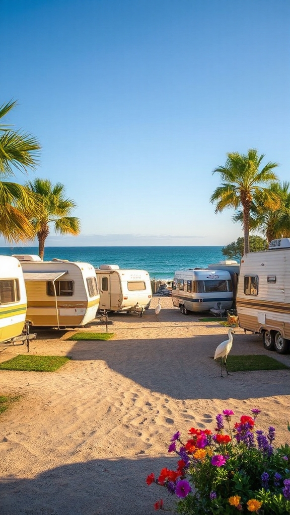 coastal camping with amenities