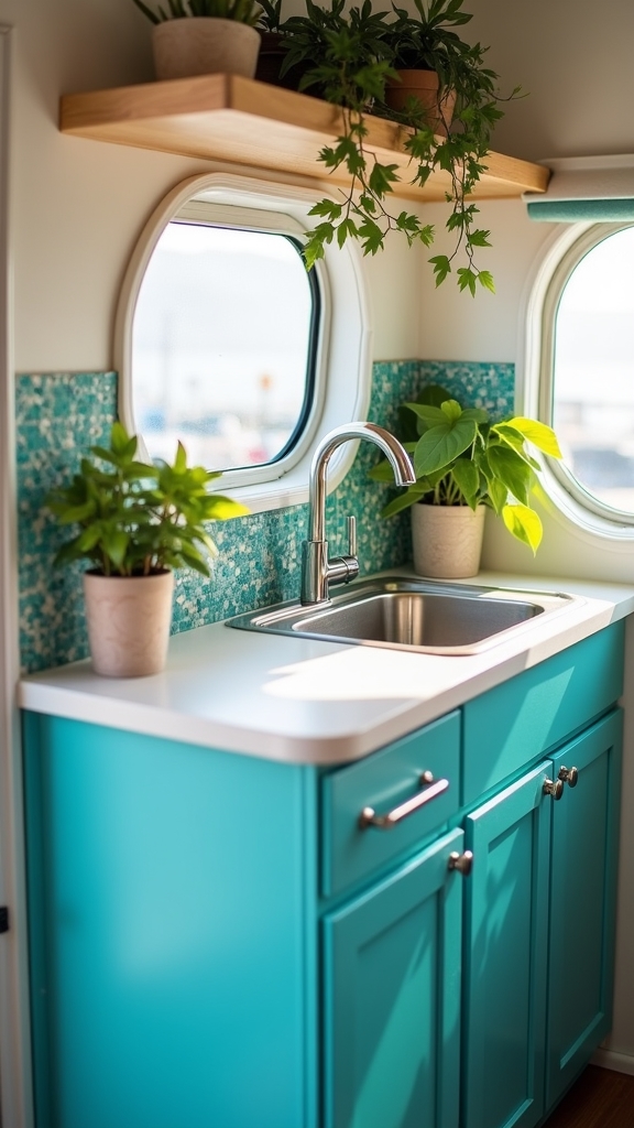 compact and functional dishwashing station