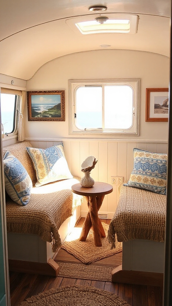cozy eco friendly camper textiles
