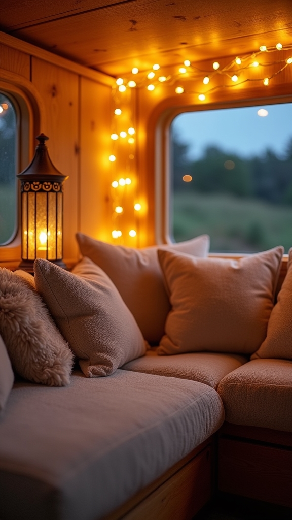 cozy evening lighting options