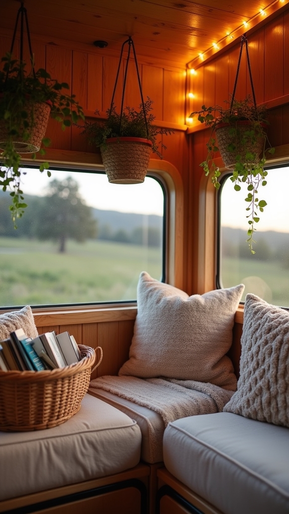 cozy literary retreat design