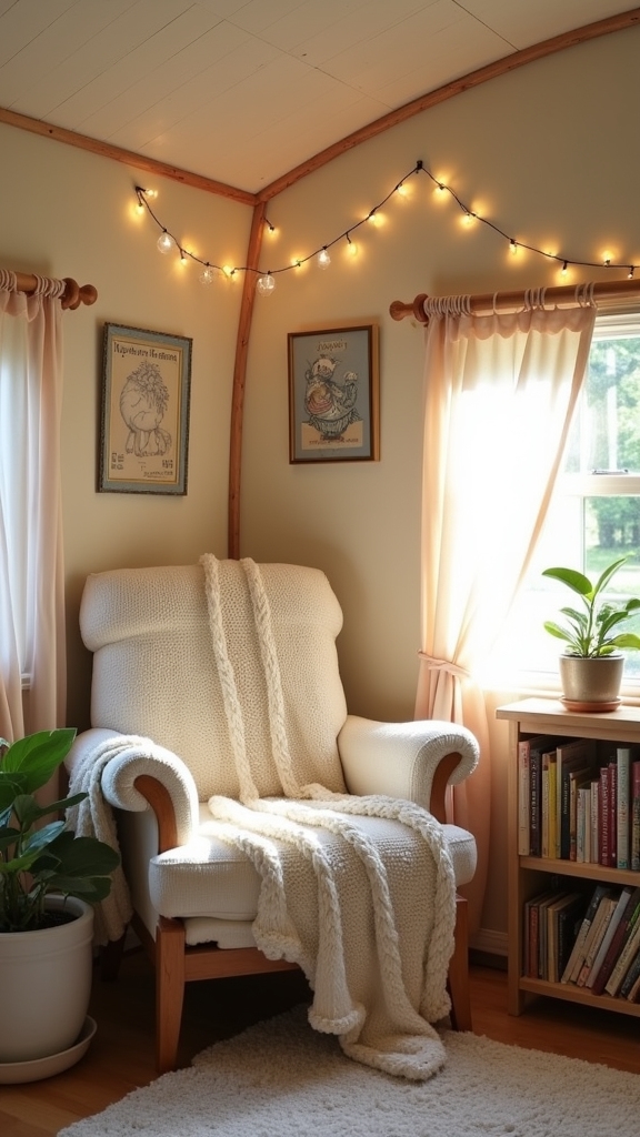 cozy literary retreat design