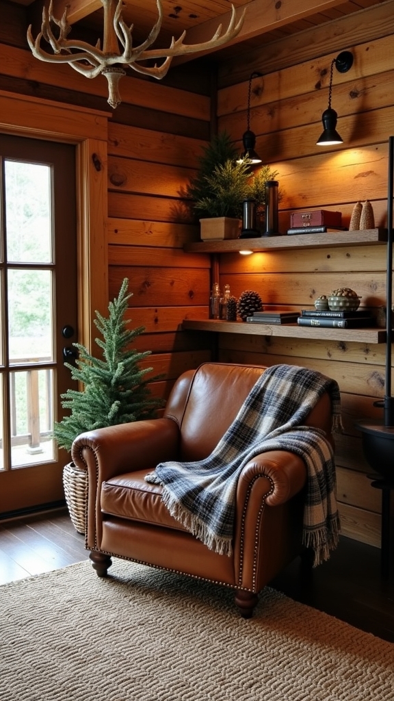 cozy mountain lodge transformation