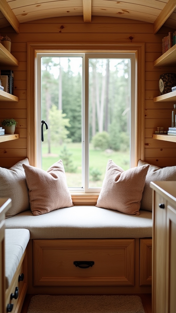 cozy multifunctional window seat