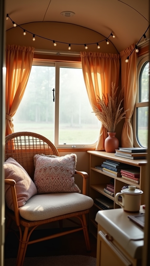 cozy reading nook design