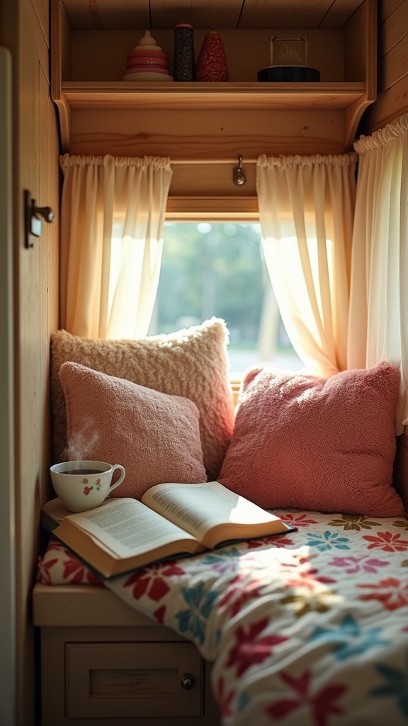 cozy reading nook design