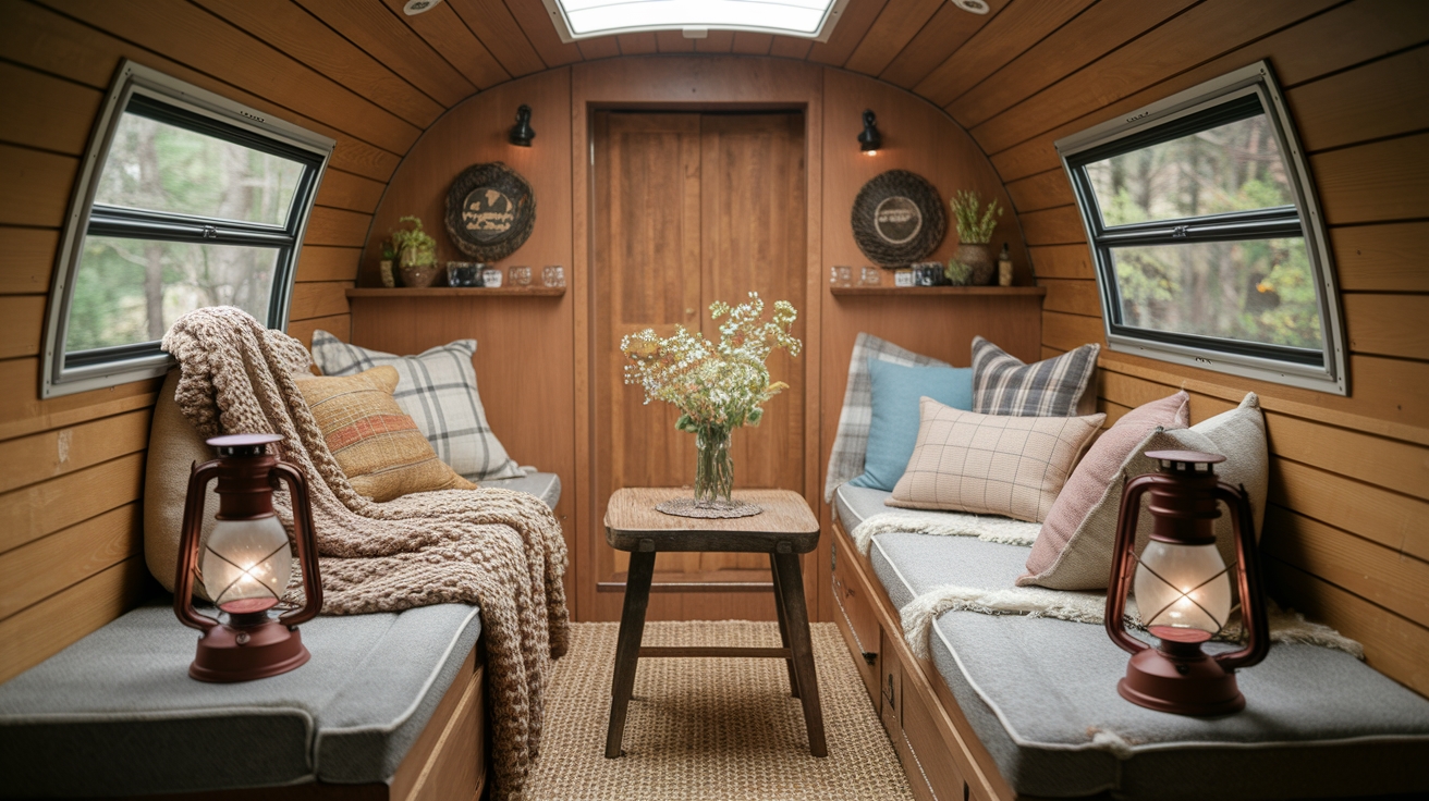 cozy rustic camper decor