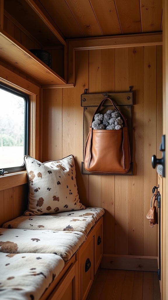 creative animal hide storage