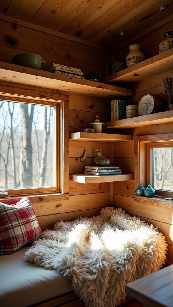 custom reclaimed wood shelving