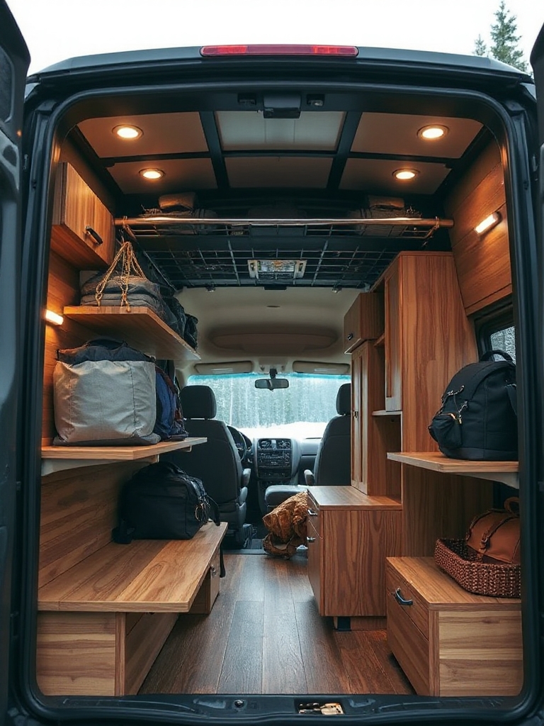 customizable campervan storage solutions