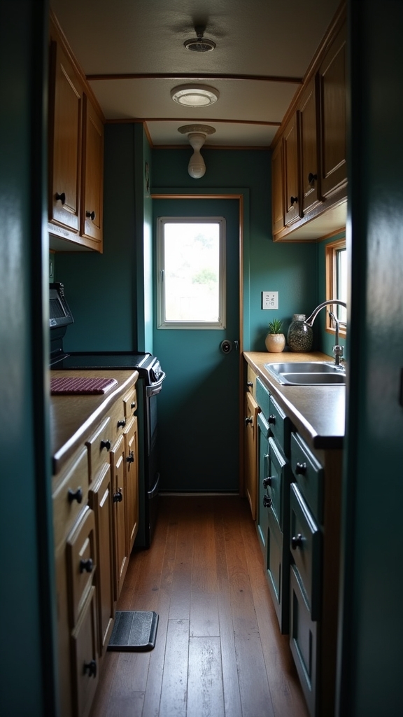 dark colors reduce space