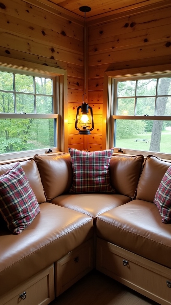 durable faux leather upholstery