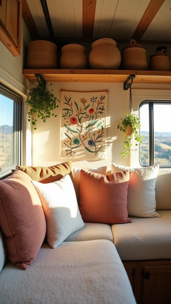 earth toned storage solutions