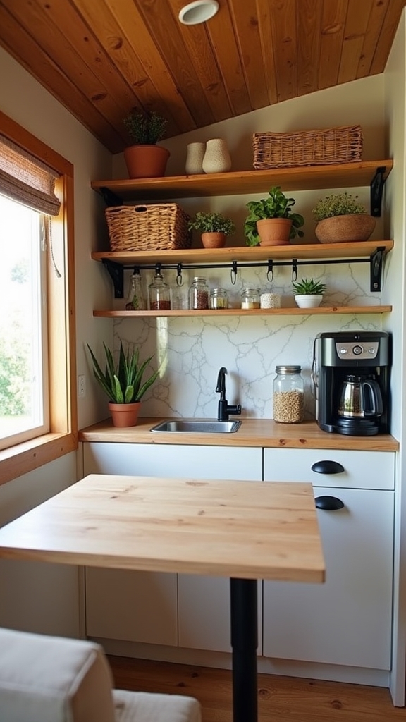 efficient pop up camper organization