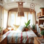 23 Feminine Boho Camper Interior Renovations From Boulder, Colorado