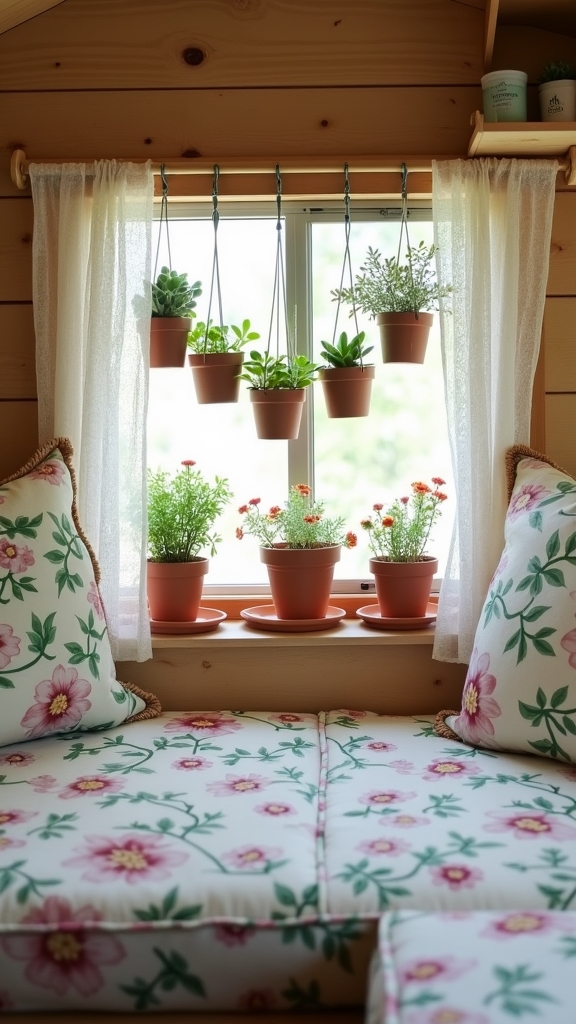 floral themed camper storage solutions