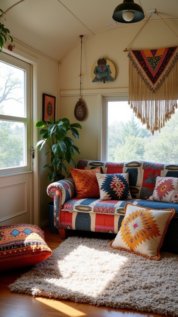 geometric patterns balance colors