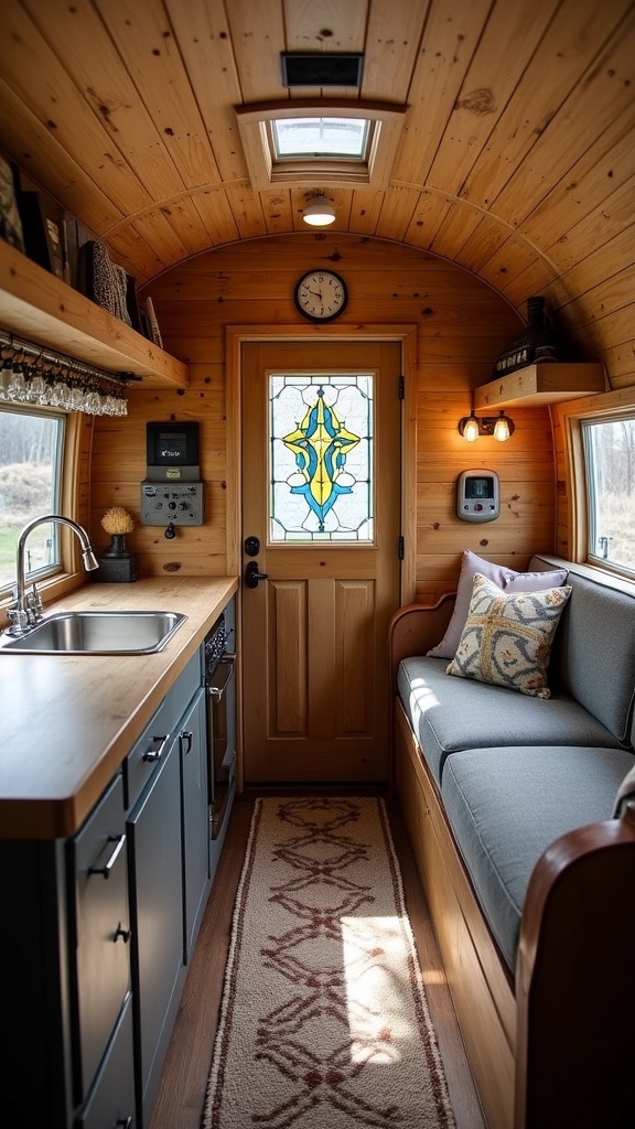 industrial charm camper renovation