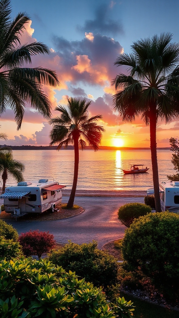 lakefront rv camping options