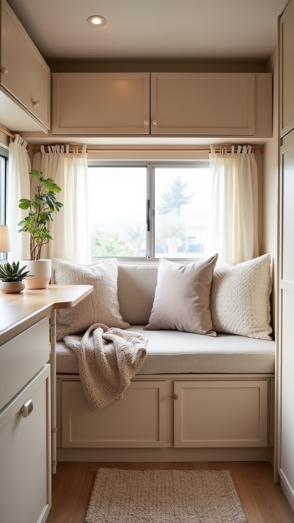 light neutrals enhance spaciousness