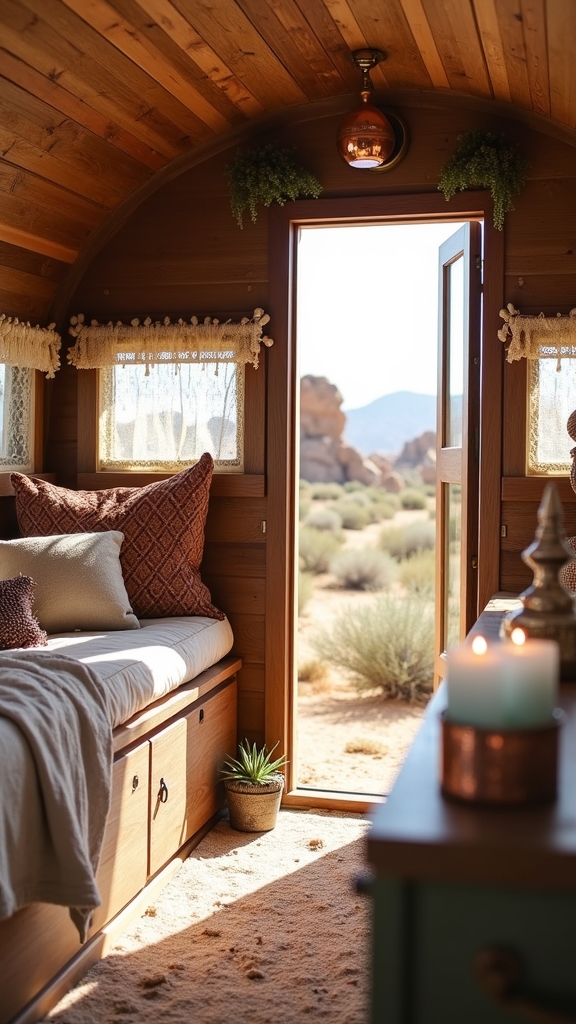 luxurious bohemian metallic accents