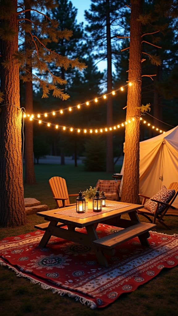 magical evening string lights
