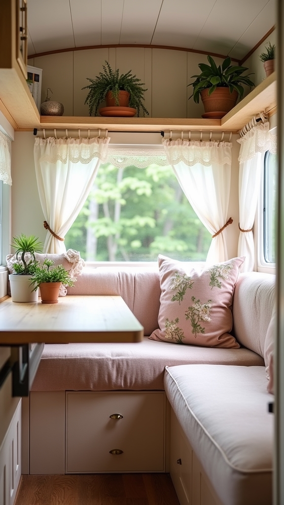 maximize small camper workspace