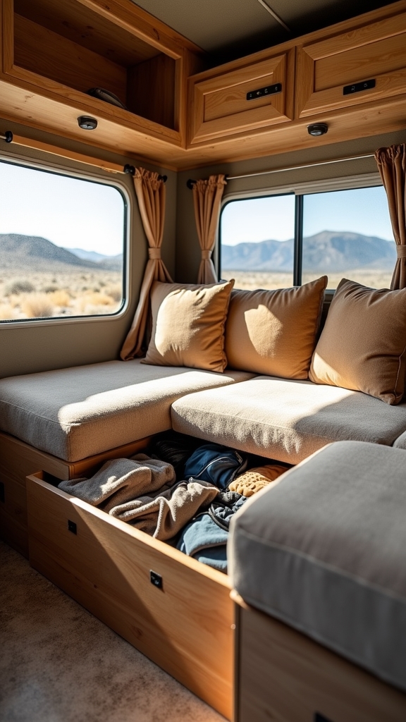maximize under seat storage space