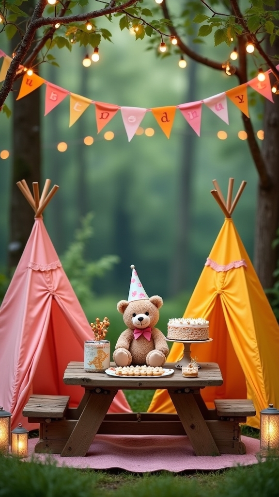 mini tents adventure setup